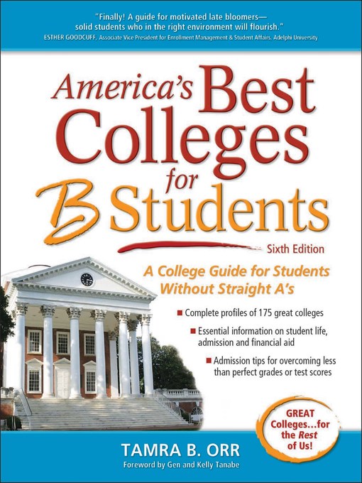 Title details for America's Best Colleges for B Students by Tamra B. Orr - Available